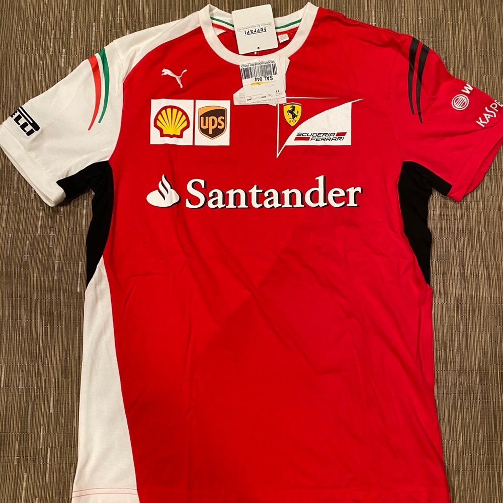 Men’s Puma SF Team Tee Rosso Corsa